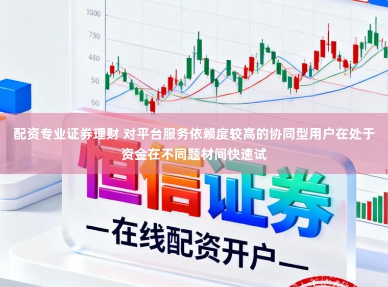 配资专业证券理财 对平台服务依赖度较高的协同型用户在处于资金在不同题材间快速试