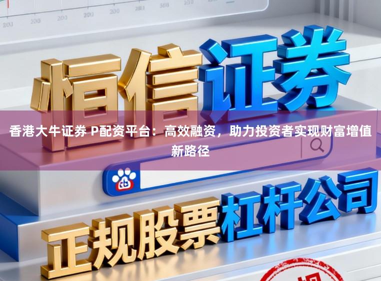 香港大牛证券 P配资平台：高效融资，助力投资者实现财富增值新路径