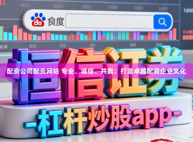 配资公司配资网站 专业、诚信、共赢：打造卓越配资企业文化